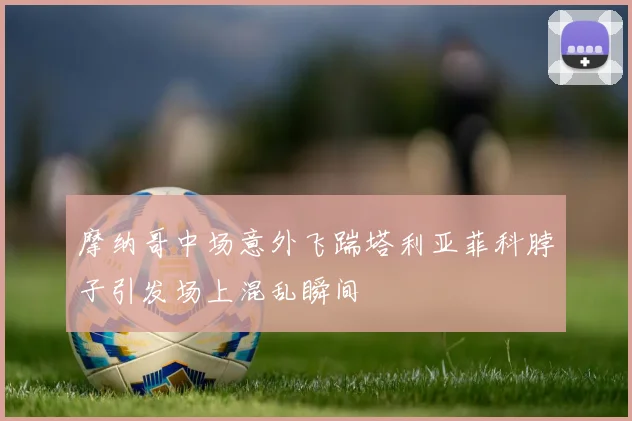 摩纳哥中场意外飞踹塔利亚菲科脖子引发场上混乱瞬间