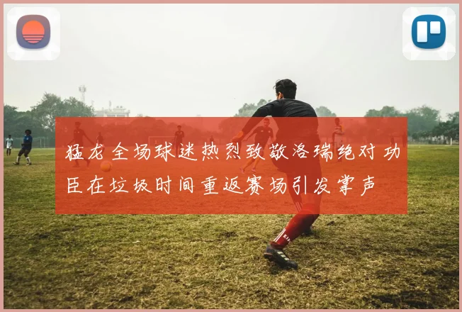 猛龙全场球迷热烈致敬洛瑞绝对功臣在垃圾时间重返赛场引发掌声